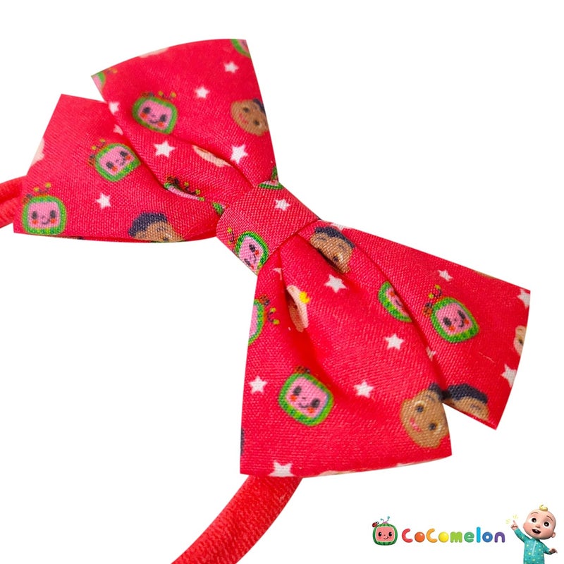 Luv Her Baby Accessories Adorable CocoMelon Baby Headband Bows Soft Elastic Newborn Girl Essentials - Image 5